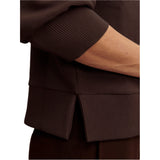 Varley 02. WOMENS APPAREL - WOMENS HOODIES|SWEATERS - WOMENS PO Q ZIP Women's Milano Half Zip Sweat COBE COFFEE BEAN