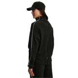 Varley 02. WOMENS APPAREL - WOMENS HOODIES|SWEATERS - WOMENS PO SWEATERS Women's Rona High Neck Midlayer BLACK | SNOW WHITE