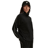 Varley 02. WOMENS APPAREL - WOMENS HOODIES|SWEATERS - WOMENS PO SWEATERS Women's Rona High Neck Midlayer BLACK | SNOW WHITE