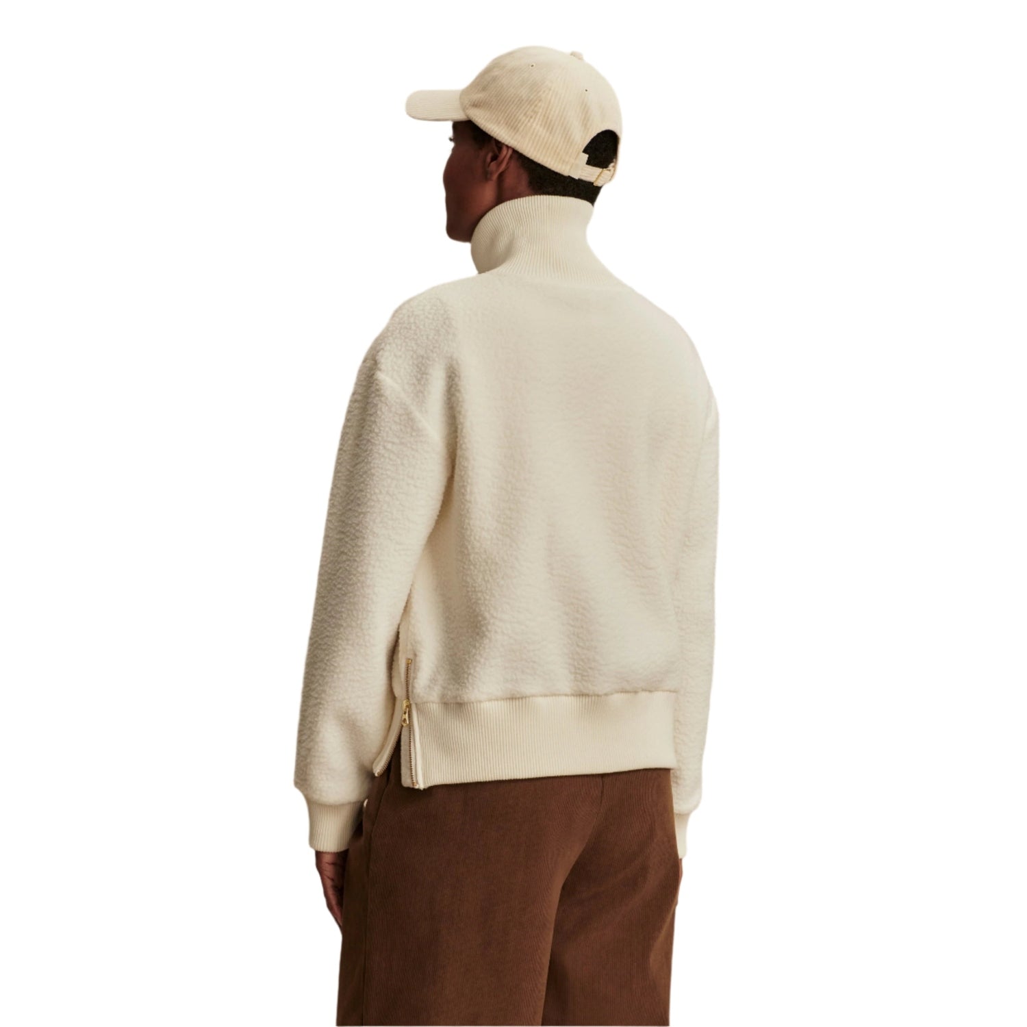 Varley 02. WOMENS APPAREL - WOMENS HOODIES|SWEATERS - WOMENS PO Q ZIP Women's Roselle Half Zip Fleece EGRT EGRET