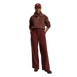 Varley 02. WOMENS APPAREL - WOMENS HOODIES|SWEATERS - WOMENS PO Q ZIP Women's Roselle Half Zip Fleece DEMA DEEP MAHOGANY