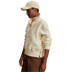 Varley 02. WOMENS APPAREL - WOMENS HOODIES|SWEATERS - WOMENS PO Q ZIP Women's Roselle Half Zip Fleece EGRT EGRET