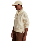 Varley 02. WOMENS APPAREL - WOMENS HOODIES|SWEATERS - WOMENS PO Q ZIP Women's Roselle Half Zip Fleece EGRT EGRET