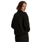 Varley 02. WOMENS APPAREL - WOMENS HOODIES|SWEATERS - WOMENS PO Q ZIP Women's Sian Cropped Half Zip Midlayer BLCK BLACK