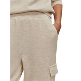 Varley 02. WOMENS APPAREL - WOMENS PANTS - WOMENS PANTS LOUNGE Women's The Cargo Pant 25" IVORY MARL
