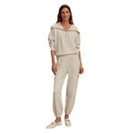 Varley 02. WOMENS APPAREL - WOMENS PANTS - WOMENS PANTS LOUNGE Women's The Cargo Pant 25" IVORY MARL