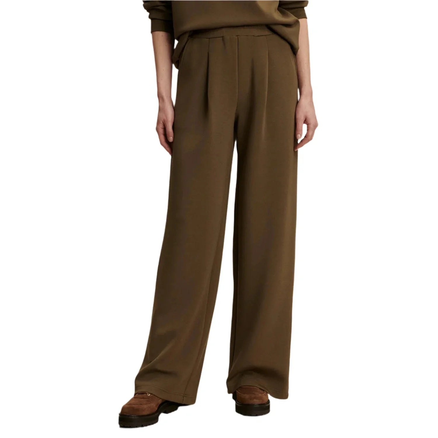 Varley 02. WOMENS APPAREL - WOMENS PANTS - WOMENS PANTS LOUNGE Women's The Extra Wide Leg Pant 29.5 MILITARY OLIVE