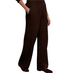 Varley 02. WOMENS APPAREL - WOMENS PANTS - WOMENS PANTS LOUNGE Women's The Wide Leg Pant 28" COBE COFFEE BEAN