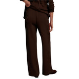 Varley 02. WOMENS APPAREL - WOMENS PANTS - WOMENS PANTS LOUNGE Women's The Wide Leg Pant 28" COBE COFFEE BEAN