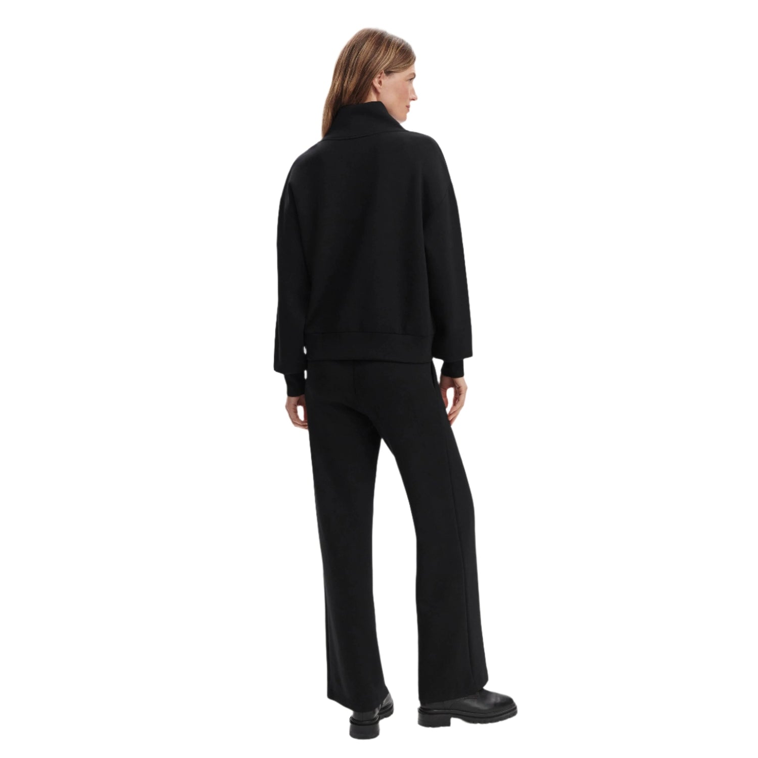Varley 02. WOMENS APPAREL - WOMENS PANTS - WOMENS PANTS LOUNGE Women's The Wide Leg Pant 28" BLCK BLACK