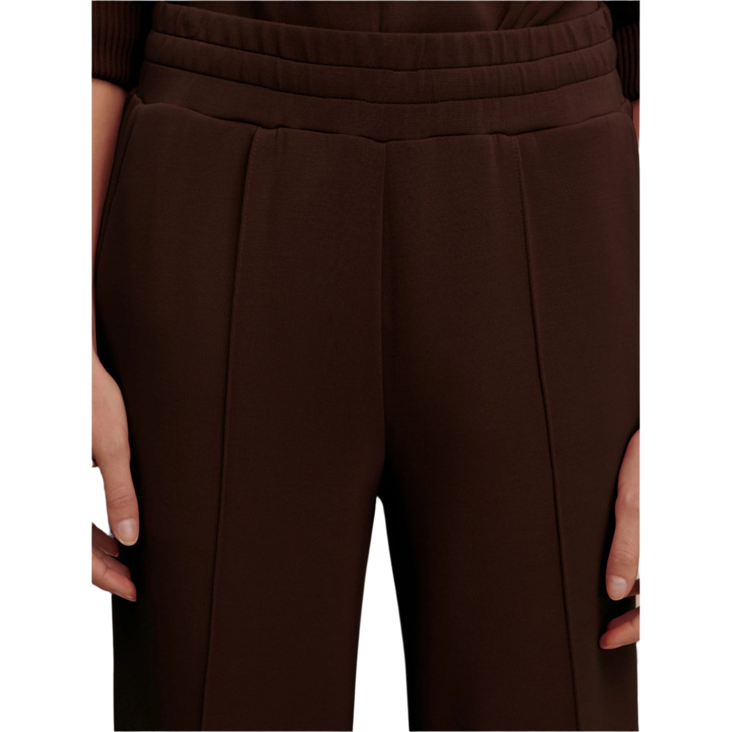 Varley 02. WOMENS APPAREL - WOMENS PANTS - WOMENS PANTS LOUNGE Women's The Wide Leg Pant 28" COBE COFFEE BEAN