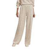 Varley 02. WOMENS APPAREL - WOMENS PANTS - WOMENS PANTS LOUNGE Women's The Wide Leg Pant 28" IVML IVORY MARL