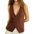 Women’s Venice Wrap Vest Rhythm - CHO CHOCOLATE / XS
