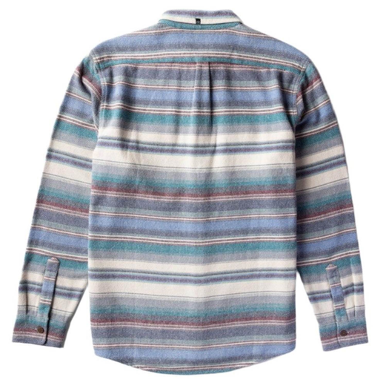 Vissla 01. MENS APPAREL - MENS LS SHIRTS - MENS LS BUTTON UP Men's Descanso Flannel SIL SILVER