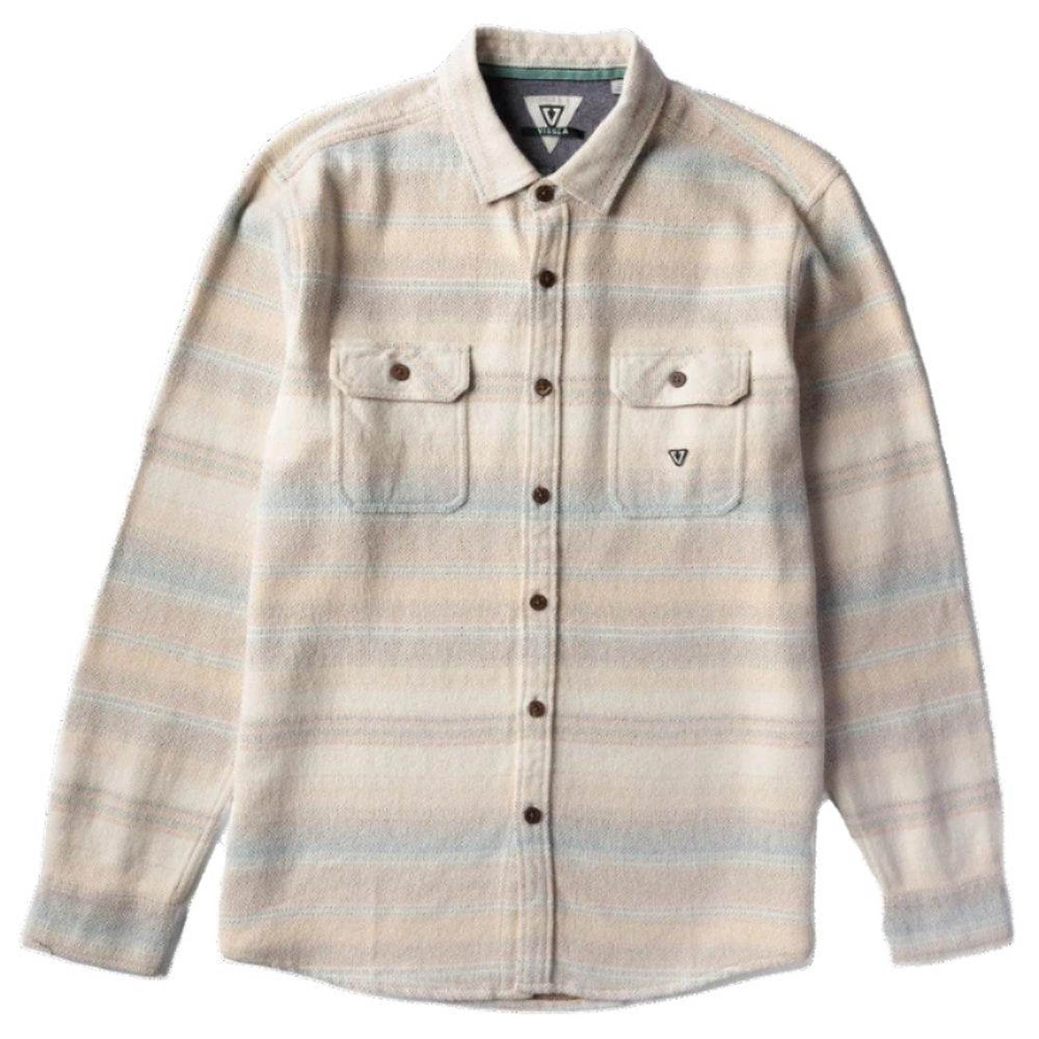 Vissla 01. MENS APPAREL - MENS LS SHIRTS - MENS LS BUTTON UP Men's Descanso Flannel BON BONE