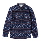 Vissla 01. MENS APPAREL - MENS LS SHIRTS - MENS LS BUTTON UP Men's Eco-zy Long Sleeve Polar Flannel DNL DARK NAVAL