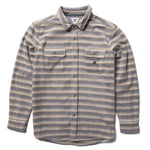 Vissla 01. MENS APPAREL - MENS LS SHIRTS - MENS LS BUTTON UP Men's Eco-zy Long Sleeve Polar Flannel LST-LIGHT SLATE