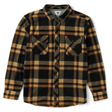Vissla 01. MENS APPAREL - MENS LS SHIRTS - MENS LS BUTTON UP Men's Eco-zy Long Sleeve Polar Flannel BLK BLACK