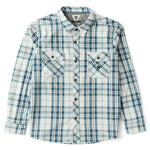 Vissla 01. MENS APPAREL - MENS LS SHIRTS - MENS LS BUTTON UP Men's Eco-zy Long Sleeve Polar Flannel VWT VINTAGE WHITE