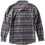 Vissla 01. MENS APPAREL - MENS LS SHIRTS - MENS LS BUTTON UP Men's Eco-zy Long Sleeve Polar Flannel STL-STEEL