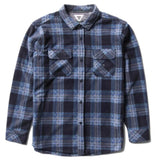 Vissla 01. MENS APPAREL - MENS LS SHIRTS - MENS LS BUTTON UP Men's Eco-zy Long Sleeve Polar Flannel NIG-NIGHT