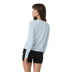 Vuori 02. WOMENS APPAREL - WOMENS LS SHIRTS - WOMENS LS ACTIVE Women's Daydream Crew FYH SOFT SKY HEATHER