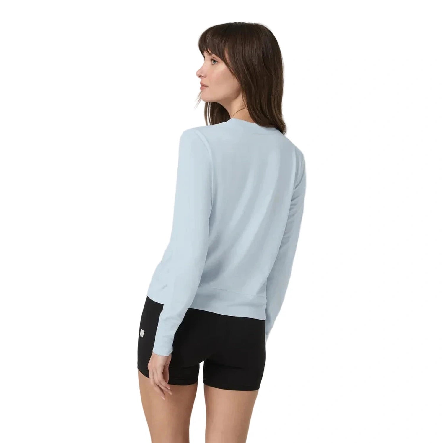 Vuori 02. WOMENS APPAREL - WOMENS LS SHIRTS - WOMENS LS ACTIVE Women's Daydream Crew FYH SOFT SKY HEATHER