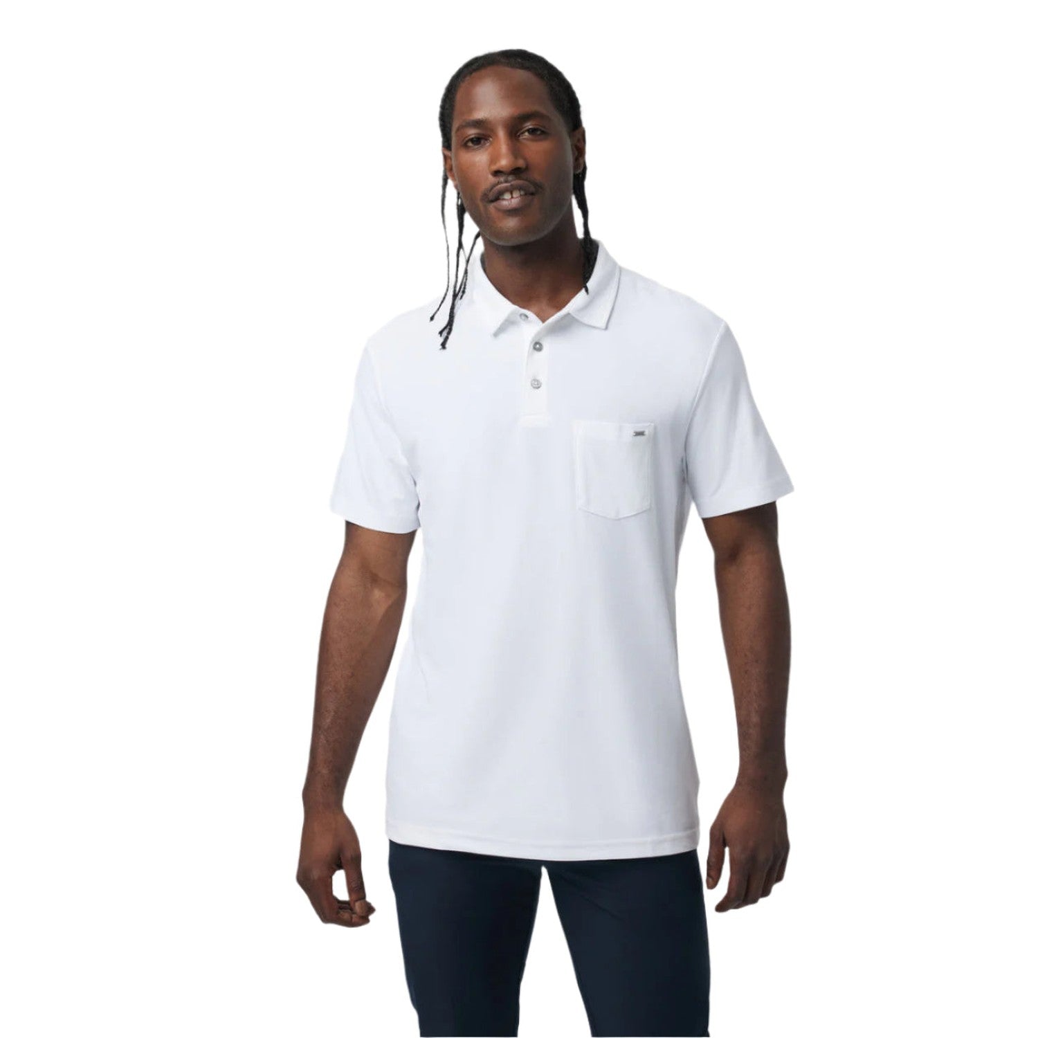 Vuori 01. MENS APPAREL - MENS SS SHIRTS - MENS SS POLO Men's Ace Polo WHT WHITE