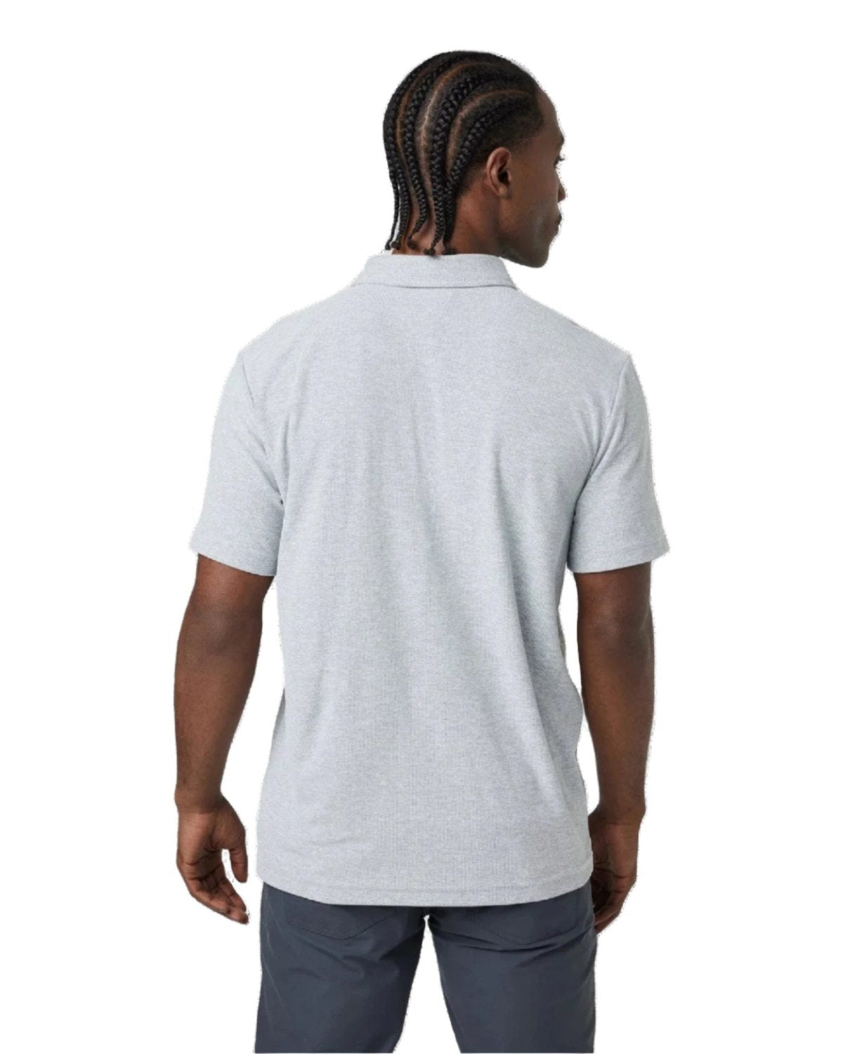 Vuori 01. MENS APPAREL - MENS SS SHIRTS - MENS SS POLO Men's Ace Polo LTG LIGHT GREY