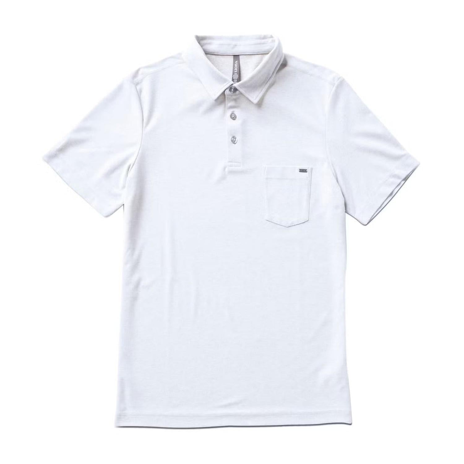 Vuori 01. MENS APPAREL - MENS SS SHIRTS - MENS SS POLO Men's Ace Polo WHT WHITE