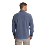 Vuori 01. MENS APPAREL - MENS JACKETS - MENS JACKETS CASUAL Men's Aspen Shirt Jacket HAZ AZURE HEATHER