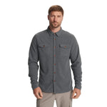 Vuori 01. MENS APPAREL - MENS JACKETS - MENS JACKETS CASUAL Men's Aspen Shirt Jacket HTG HEATHER GREY