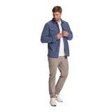 Vuori 01. MENS APPAREL - MENS JACKETS - MENS JACKETS CASUAL Men's Aspen Shirt Jacket HAZ AZURE HEATHER