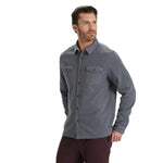 Vuori 01. MENS APPAREL - MENS JACKETS - MENS JACKETS CASUAL Men's Aspen Shirt Jacket HOY OYSTER HEATHER