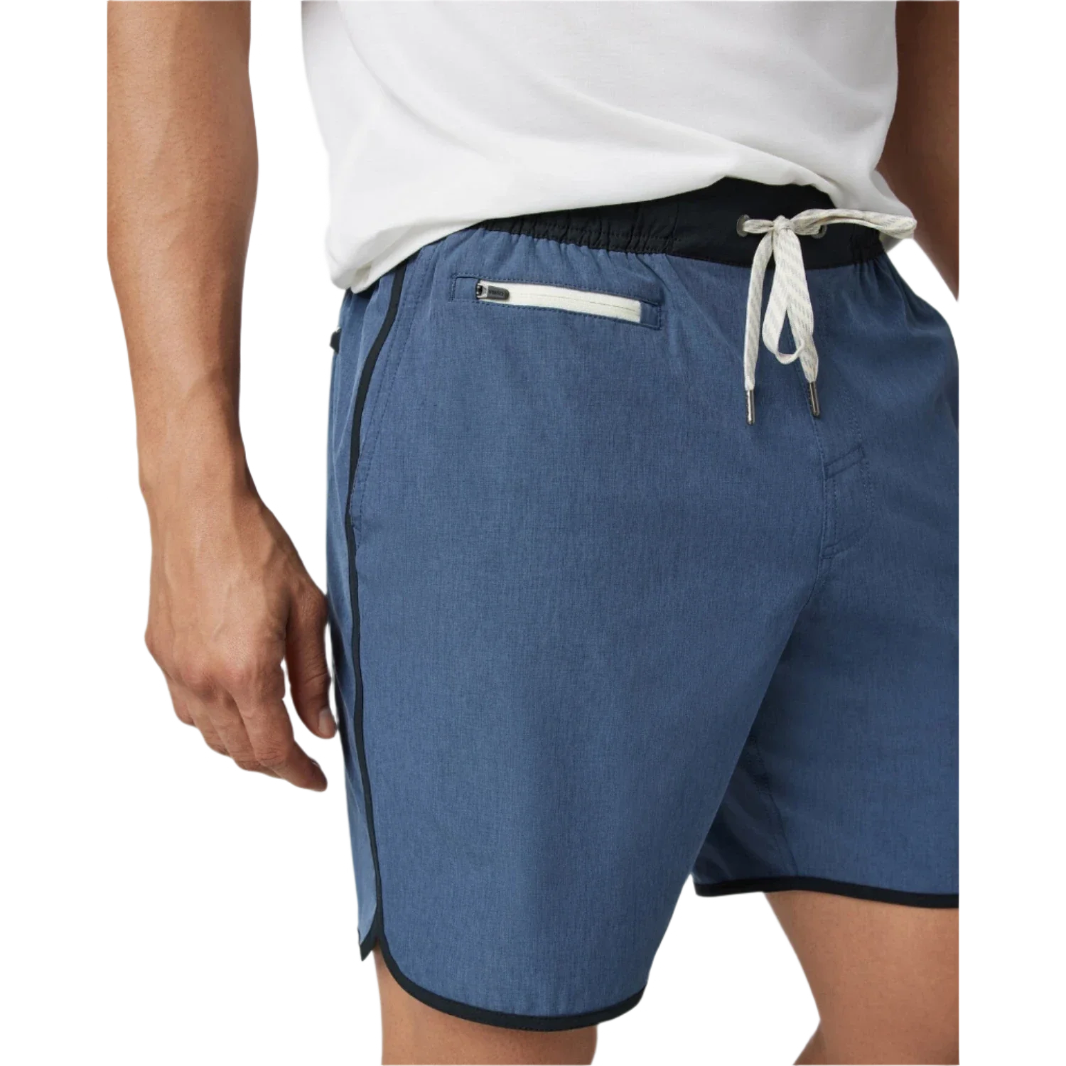 Vuori 01. MENS APPAREL - MENS SHORTS - MENS SHORTS ACTIVE Men's Banks Short AZL AZURE LINEN TEXTURE