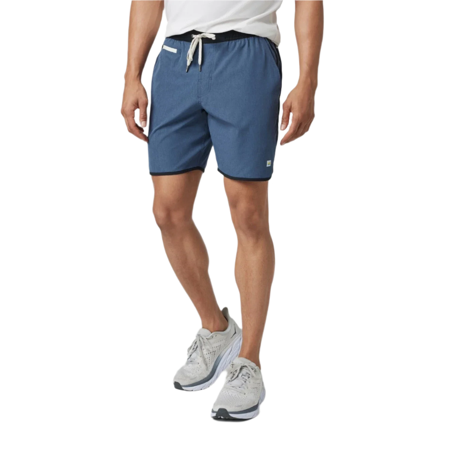 Vuori 01. MENS APPAREL - MENS SHORTS - MENS SHORTS ACTIVE Men's Banks Short AZL AZURE LINEN TEXTURE