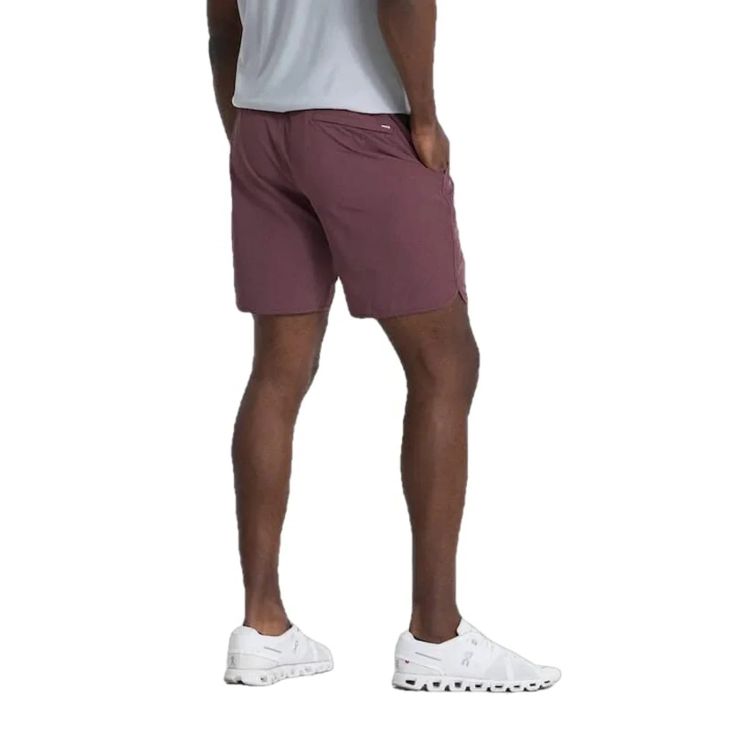 Vuori 01. MENS APPAREL - MENS SHORTS - MENS SHORTS ACTIVE Men's Banks Short CTL CHESTNUT LINEN TEXTURE