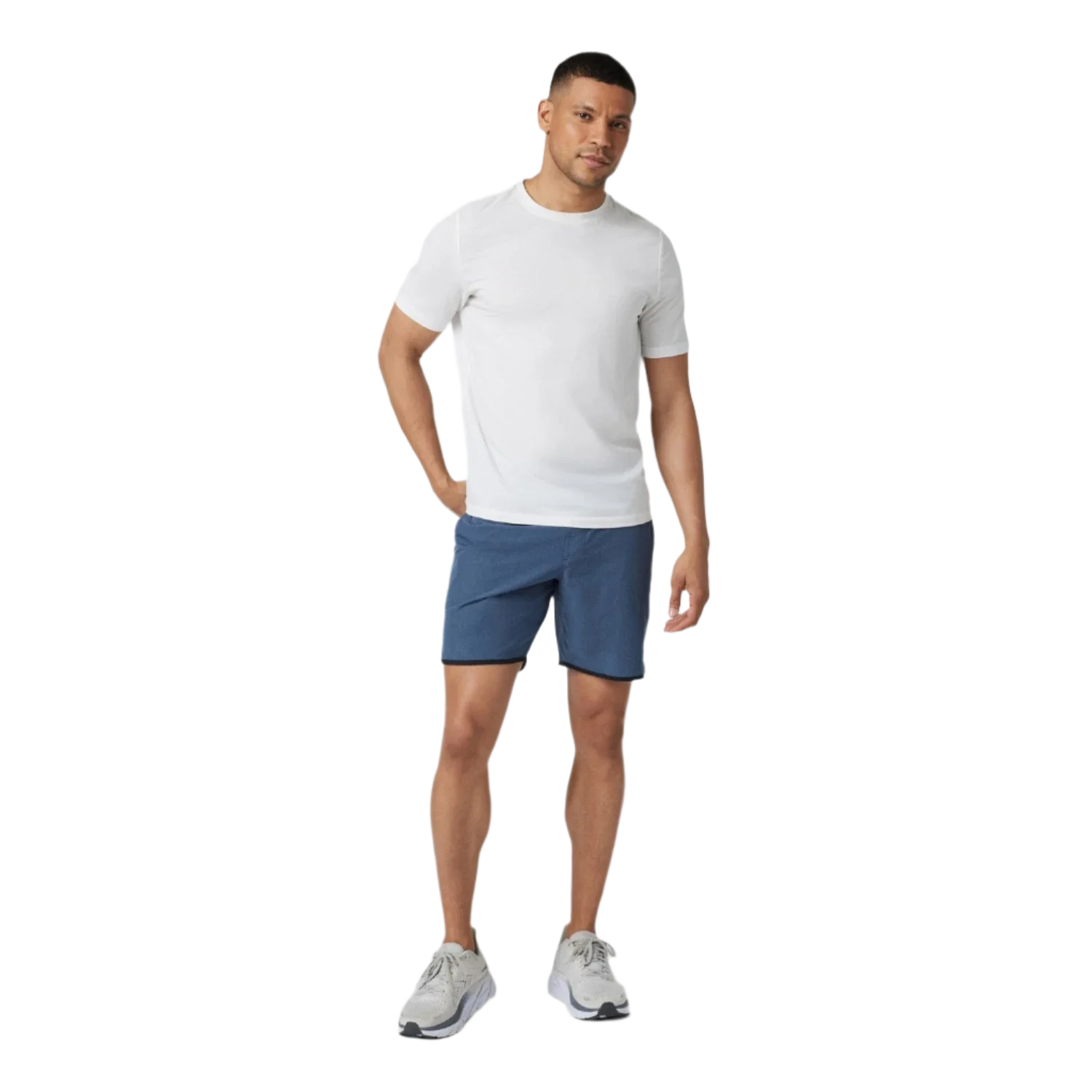 Vuori 01. MENS APPAREL - MENS SHORTS - MENS SHORTS ACTIVE Men's Banks Short AZL AZURE LINEN TEXTURE