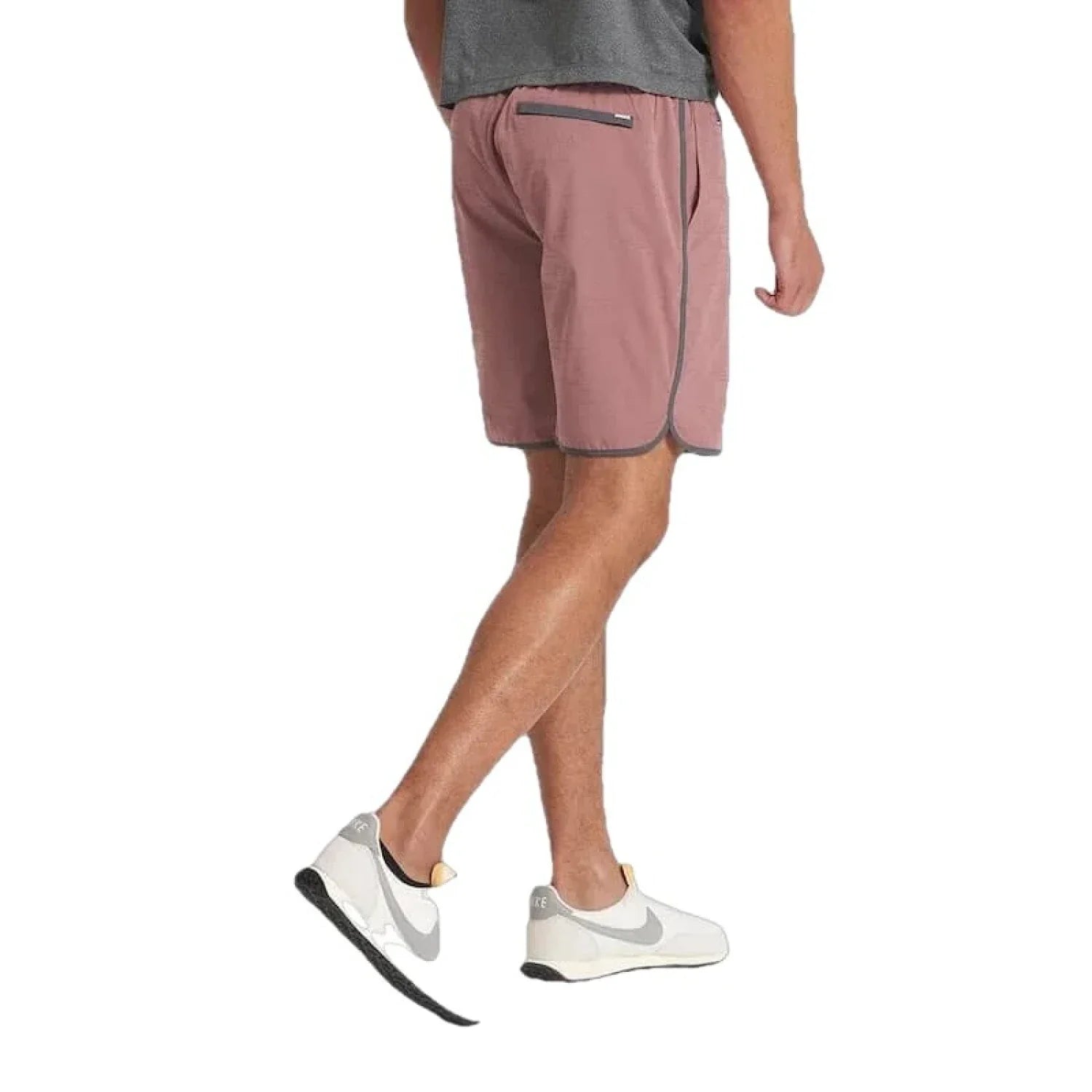 Vuori 01. MENS APPAREL - MENS SHORTS - MENS SHORTS ACTIVE Men's Banks Short MSB MARSALA SLUB STRIPE