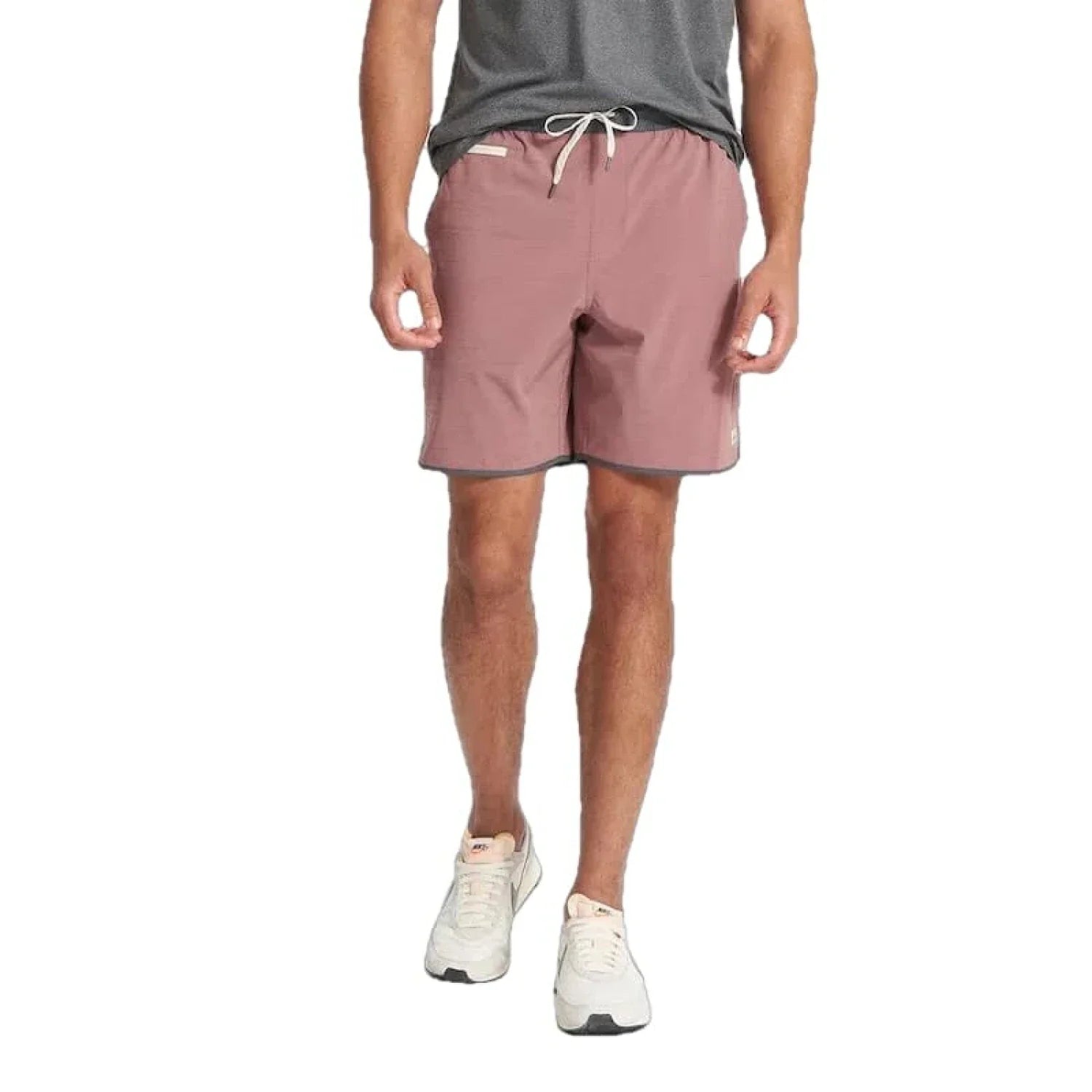 Vuori 01. MENS APPAREL - MENS SHORTS - MENS SHORTS ACTIVE Men's Banks Short MSB MARSALA SLUB STRIPE