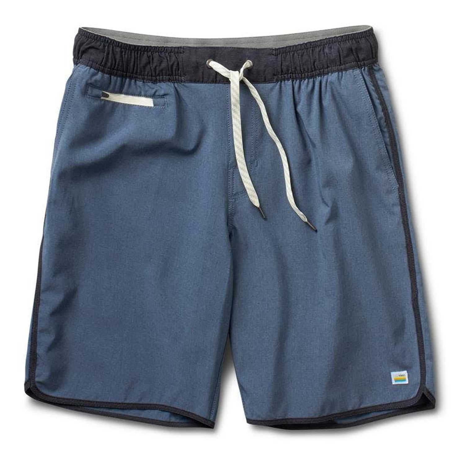 Vuori 01. MENS APPAREL - MENS SHORTS - MENS SHORTS ACTIVE Men's Banks Short AZL AZURE LINEN TEXTURE S