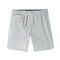 Vuori 01. MENS APPAREL - MENS SHORTS - MENS SHORTS ACTIVE Men's Banks Short SGT SKY GREY LINEN TEXTURE