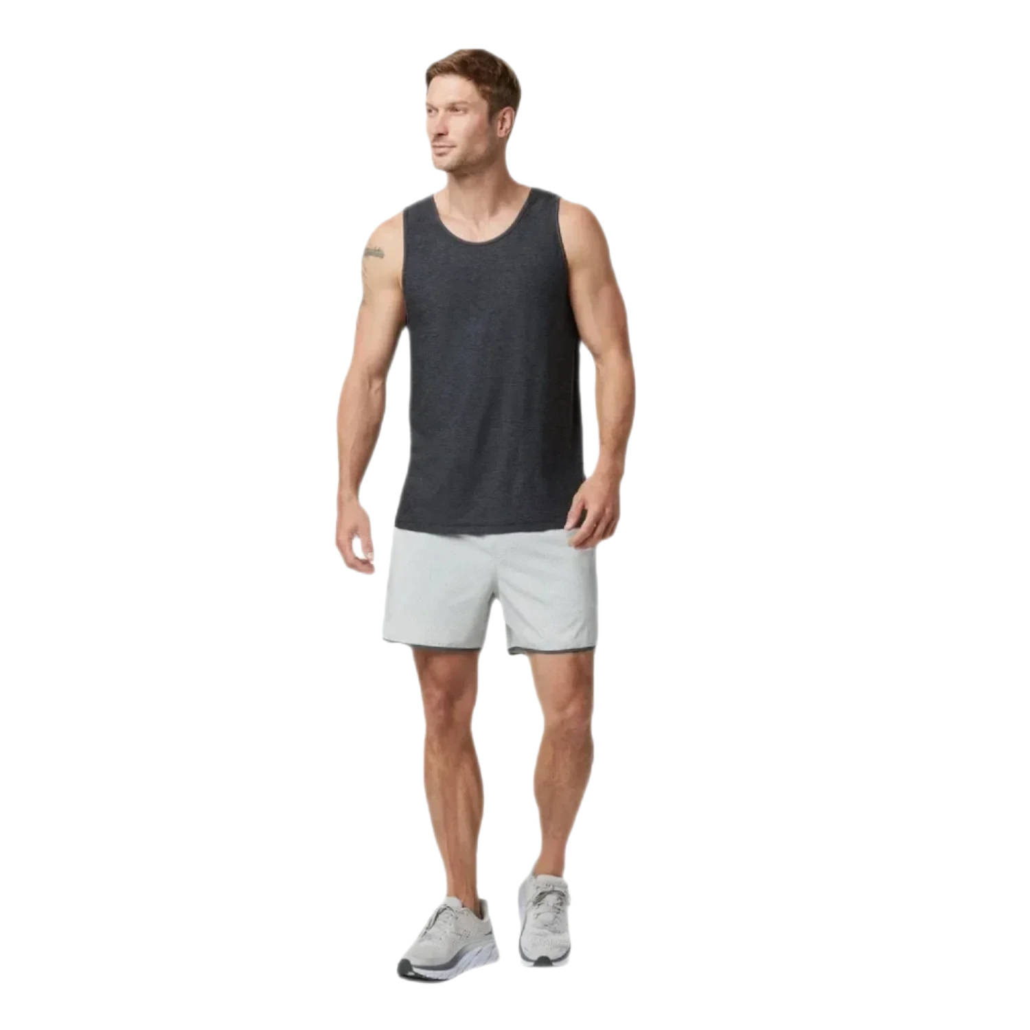 Vuori 01. MENS APPAREL - MENS SHORTS - MENS SHORTS ACTIVE Men's Banks Short - 5 in SGM SKY GREY MICRO DOT