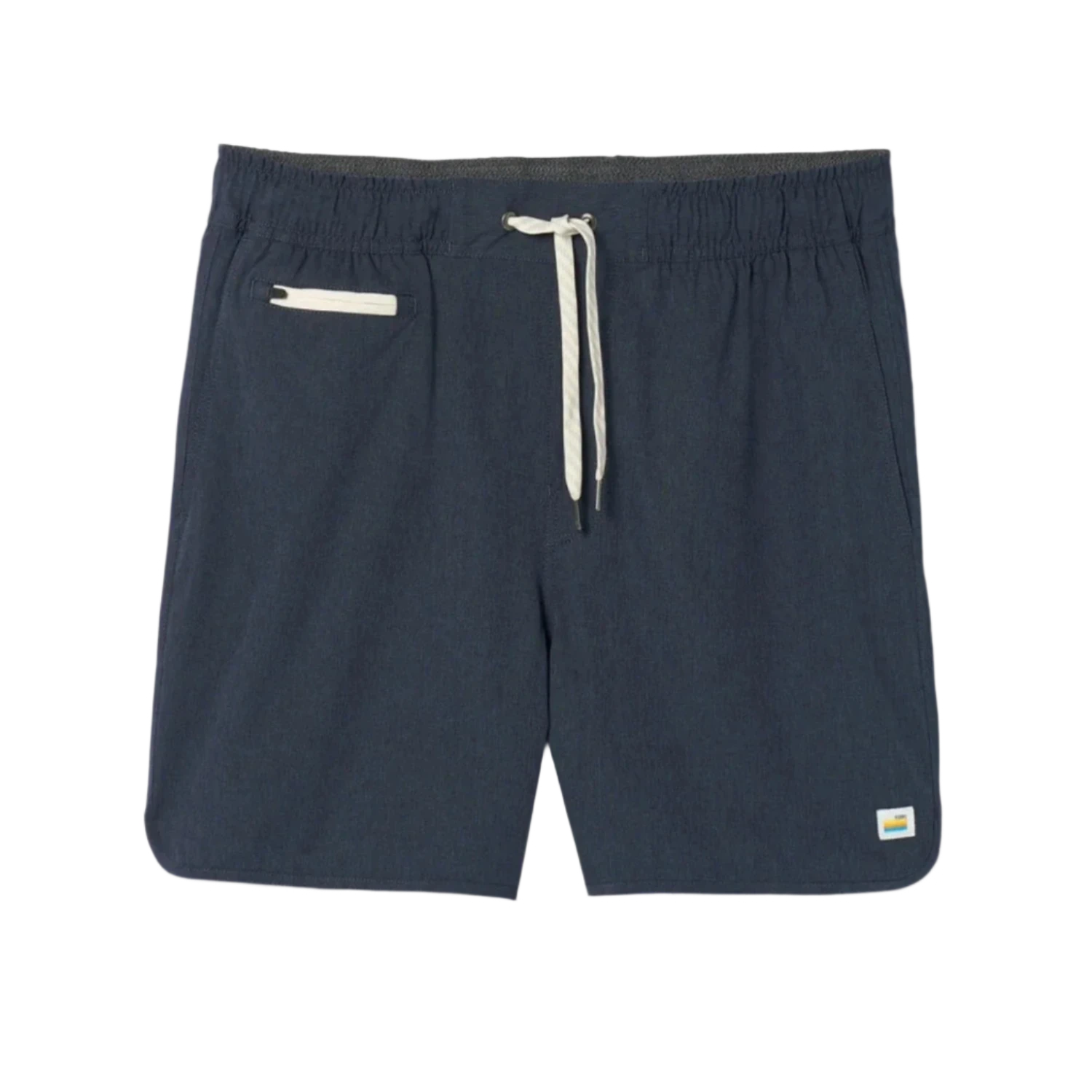 Vuori 01. MENS APPAREL - MENS SHORTS - MENS SHORTS ACTIVE Men's Banks Short - 5 in NLT NAVY LINEN TEXTURE