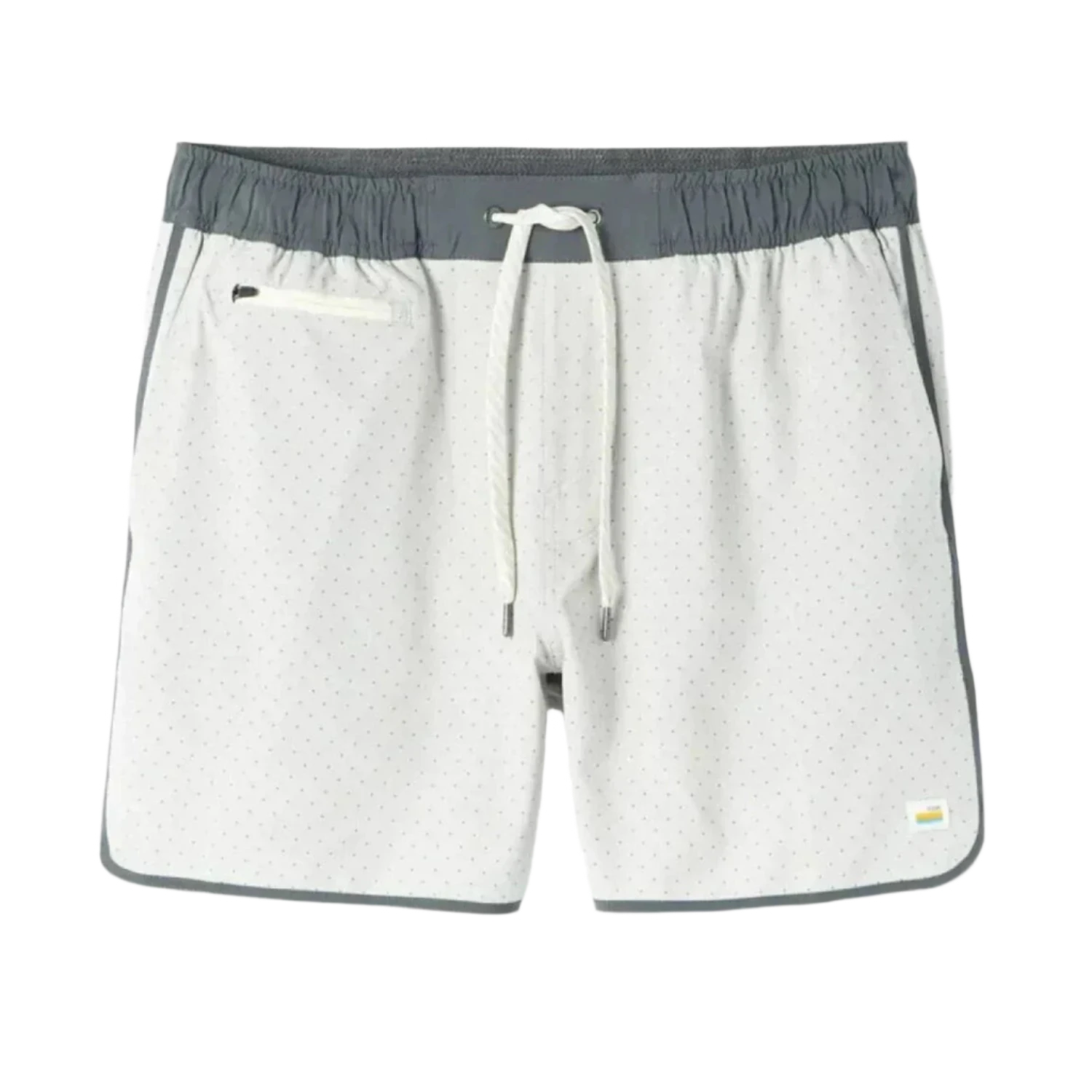 Vuori 01. MENS APPAREL - MENS SHORTS - MENS SHORTS ACTIVE Men's Banks Short - 5 in SGM SKY GREY MICRO DOT