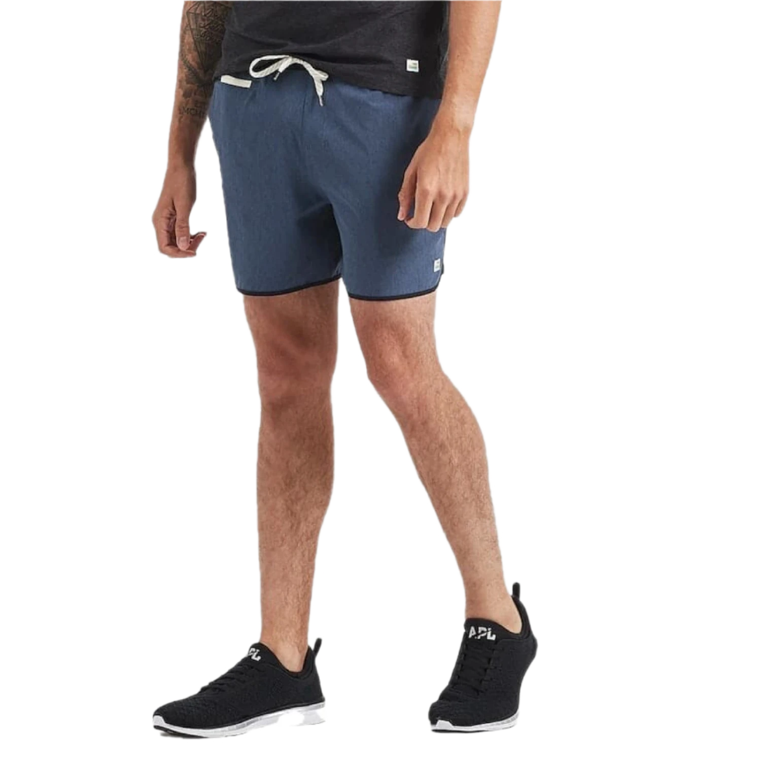 Vuori 01. MENS APPAREL - MENS SHORTS - MENS SHORTS ACTIVE Men's Banks Short - 5 in AZL AZURE LINEN TEXTURE