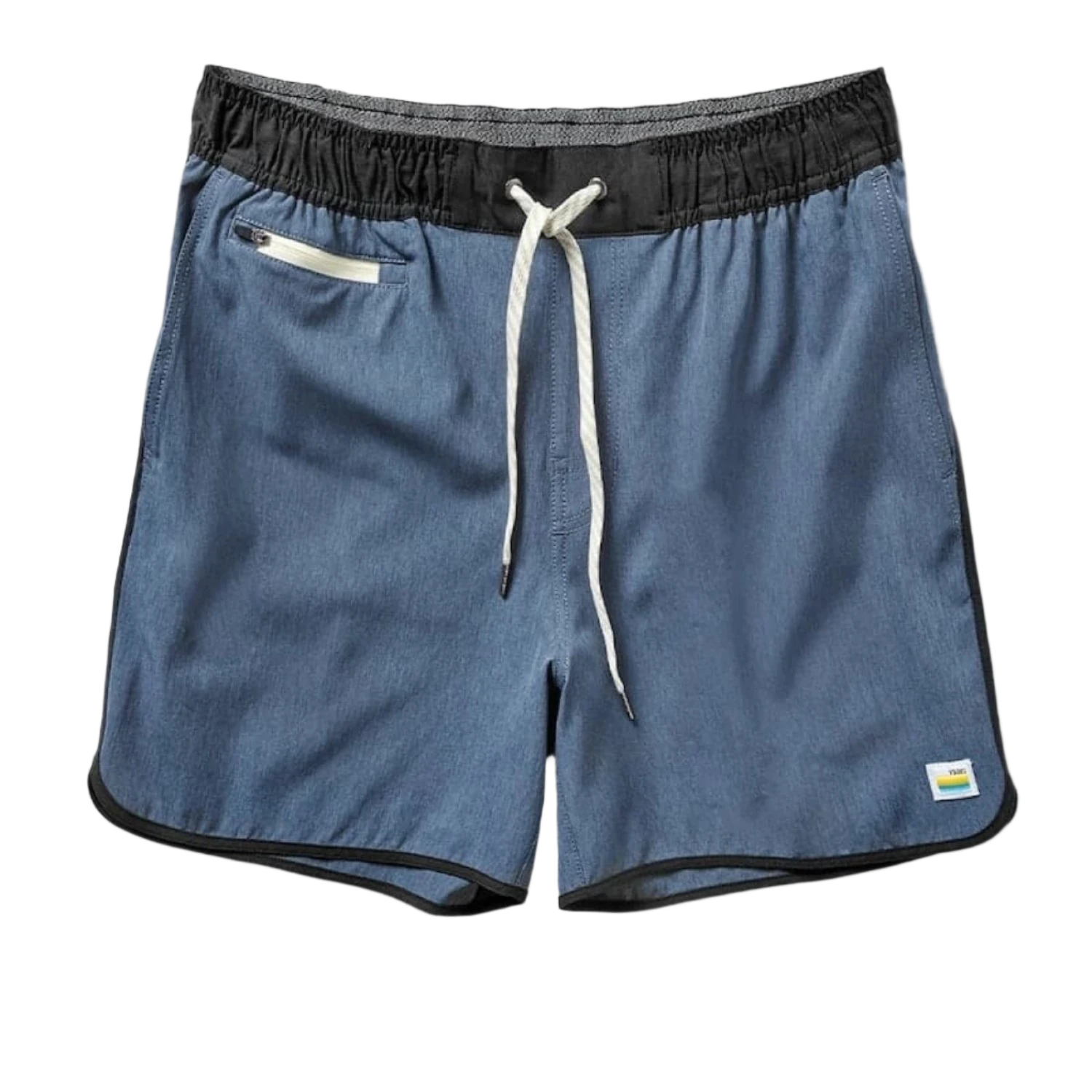 Vuori 01. MENS APPAREL - MENS SHORTS - MENS SHORTS ACTIVE Men's Banks Short - 5 in AZL AZURE LINEN TEXTURE