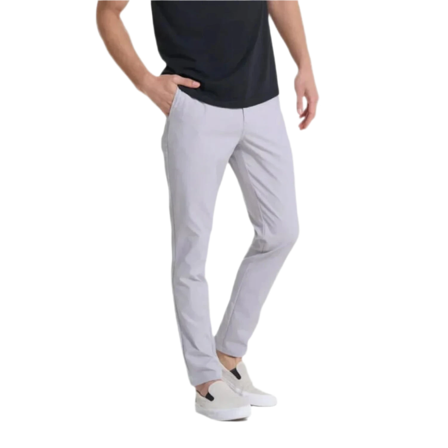 Vuori 01. MENS APPAREL - MENS PANTS - MENS PANTS CASUAL Men's Cascade Tech Chino Pant FOG FOG