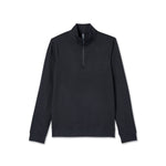 Vuori 01. MENS APPAREL - MENS HOODIES|SWEATERS - MENS PO Q ZIP Men's Coronado 1/2 Zip HBK BLACK HEATHER
