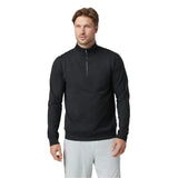 Vuori 01. MENS APPAREL - MENS HOODIES|SWEATERS - MENS PO Q ZIP Men's Coronado 1/2 Zip HBK BLACK HEATHER
